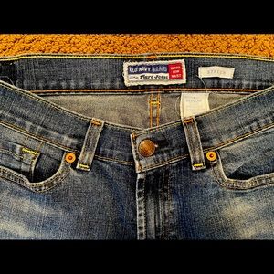 ULTRA LOW WAIST STRETCH FLARE JEANS